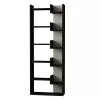 Etajera  Antracite, Alb MLAND OPPA BOOKCASE 