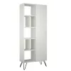 Dulap PAL melaminat, Alb Mobiland  JEDDA BOOKCASE 