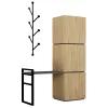 Antreu  Mobiland  MELLO HALLWAY STAND - OAK - ANTHRACITE 