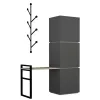 Прихожая  Mobiland  MELLO HALLWAY STAND - ANTHRACITE - LIGHT MOCHA 