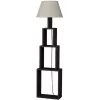 Polița Antracit MLAND Tower floor lamp - anthracite - cotton 