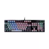 Gaming keyboard  Bloody B828N, Mechanical, Optical Blue Sw, Spill Resistant, Backlit, Grey/Black 