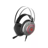 Игровые наушники  Bloody J200S, 50mm drivers, 20-20kHz, 16 Ohm, 100db, Backlight, 2m, USB, Grey 