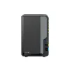 NAS Server  SYNOLOGY "DS224+", 2-bay, Intel Celeron 4-core 2-2.7GHz, 2Gb+1Slot, 2x1GbE 