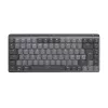 Клавиатура беспроводная  LOGITECH MX Mechanical Mini, Tactile Quiet SW, US Layout, 2.4/BT, Graphite. PN: 920-010780 Specs 