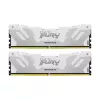 RAM  KINGSTON 32GB (Kit of 2*16GB) DDR5-6400 FURY® Renegade White DDR5, PC51200, CL32, 1.35V, 1Rx8, Auto-overclocking, Symmetric WHITE Large heat spreader, Intel XMP 3.0 Ready (Extreme Memory Profiles) 