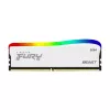 Модуль памяти  KINGSTON 16GB DDR4-3200 FURY® Beast DDR4 White RGB Special Edition, PC25600, CL16, 1.35V, Auto-overclocking, Asymmetric WHITE heat spreader, Dynamic RGB effects featuring Kingston FURY Infrared Sync technology, Intel XMP Ready (Extreme Memory Profil 