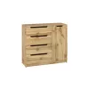 Comoda  Stejar Tahoe PEHOTIN «К-4+1 эко» 90 x 38 x 100