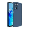 Чехол  HELMET Case Liquid Silicone Oppo A57s, Blue 