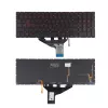 Клавиатура  OEM HP OMEN 15-DC 15T-DC 15-DH 15T-DH w/Backlit w/o frame "ENTER"-small ENG/RU RED Original 