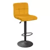 Scaun Mustar, Negru DP SB-044~Velvet Dark Curry(Mustar)+Black Leg 