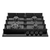 Plita incorporabila cu gaz 4 arzatoare, Arzator Wok, Sticla ceramica, Negru MPM 60-GMH-19 