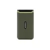 Hard disk extern  TRANSCEND 4.0TB Portable SSD ESD380C Military Green, USB-C 3.2 (96x54x12mm, 75g, R/W:2K/2K MB/s) 