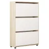 Тумба для обуви  MOBILDOR LUX LEO 60 3 uși 125*60*27 Sonoma/White 