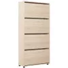 Tumba pentru incaltaminte  MOBILDOR LUX LEO 60 4 uși 164*60*27 Sonoma 