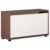 Тумба для обуви  MOBILDOR LUX LEO Slim 50 1 ușă 47x50x16 Wenge, White 