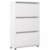 Тумба для обуви  MOBILDOR LUX LEO Slim 50 3 uși 125x50x16 Alb 