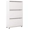 Тумба для обуви  MOBILDOR LUX LEO Slim 60 3 uși 125x60x16 Alb 