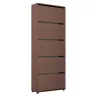 Тумба для обуви Wenge MOBILDOR LUX Leo Slim 203x60x16  