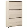 Тумба для обуви  MOBILDOR LUX LEO Slim 90 3 uși 125x90x16 Sonoma 