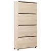 Тумба для обуви  MOBILDOR LUX LEO Slim 90 4 uși 164x90x16 Sonoma 