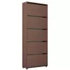 Тумба для обуви  MOBILDOR LUX LEO Slim 90 5 uși 203x90x16 Wenge 