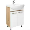 Шкаф для ванной с умывальником Sonoma, Alb Mstb
 Agat Basic 60cm 
