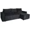 Canapea de colt Negru Mobilier
 "Victoria NEO" Rinaldi 27 255x160x75