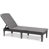 Sezlong   KETER Jaipur Sun Lounger Graphite + (238416) 