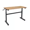 Masa Stejar Sonoma, Negru DP Asmin CN-1915 72-117x120x60
