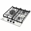 Plita incorporabila cu gaz 3 arzatoare, Arzator Wok, Inox WOLSER WL-BRD 6300 INOX FFD 