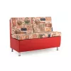 Canapea Rosu, Florat PANMOBILI  Jazz Celentano 115x90x65