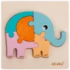 Пазлы  Akuku A0600 Elephant 
