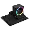 Кулер универсальный  NZXT T120 RGB Black 17.2-27.56dBA, 500-1800RPM, 1x120mm, RGB, PWM, 4 Heatpipes