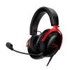 Gaming Casti  HyperX Cloud III Red, Solid aluminium build, Microphone: detachable, DTS Headphone:X Spatial Audio, Driver: Dynamic / 53mm with Neodymium magnets, Frequency response: 10Hz–21kHz, Cable length:1.2m+1.3m USB dongle cable, Multiplatform Compat