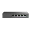 Comutator de retea  Grandstream .5-port Gigabit Switch Grandstream "GWN7700P", with 4-Port PoE, steel case, 60W Budget 