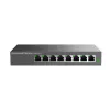 Comutator de retea  Grandstream .8-port 10/100/1000Mbps POE, Grandstream "GWN7701P", with 4-Port PoE, 60W Budget, Metal 