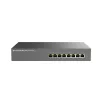 Коммутатор сетевой  Grandstream .8-port 10/100/1000Mbps POE, Grandstream "GWN7701PA", with 8-Port PoE, 145W Budget, Metal, Rack/Dsk 