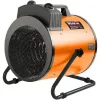 Aeroterma 9000 W, 2 trepte, Negru, Oranj TechnoWorker electrica AE9000W 