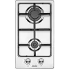 Plita incorporabila cu gaz 4 arzatoare, Inox, Argintiu Eurolux HBBR32GIX 