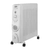 Radiator cu ulei 2500 W, Alb Noveen OH1501 + TURBO FAN 400W 