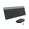 Kit (tastatura+mouse)  LOGITECH Wireless Keyboard & Mouse MK470, Ultra-thin, Compact, Quiet typing, US Layout, Graphite 