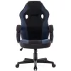 Fotoliu Gaming Textil Sense7 Prism Fabric Black and Blue Gazlift, 120 kg, 180 cm