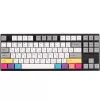 Gaming keyboard  Varmilo VEM87 CMYK 87Key, EC V2 Rose, USB-A, EN/UKR, White Led, Black 
