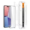 Sticla de protectie  Spigen iPhone 15 Pro Max, EZ FIT, 1pcs, Tempered Glass, Black 