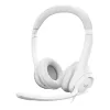 Наушники с микрофоном  LOGITECH H390 Noise-canceling Microphone, Headset: 20–20,000 Hz, Microphone: 100–10,000 Hz, In-line audio controls, USB, OFF-WHITE