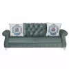 Canapea Verde Modalife Bianco 3 seater sofa Olive 225x92x82