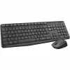 Kit (tastatura+mouse)  LOGITECH Wireless Keyboard & Mouse MK235, Low-profile, Spill-resistant, FN key, EN, Grey PN: 920-007931