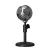 Microfon  AROZZI SFERA ENTRY LEVEL USB MICROPHONE with simple plug-and-play feature with Cardioid pick-up pattern, 1,8m, chrome