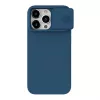 Husa  Nillkin Apple iPhone 15 Pro Max, CamShield Silky Silicone  Midnight Blue